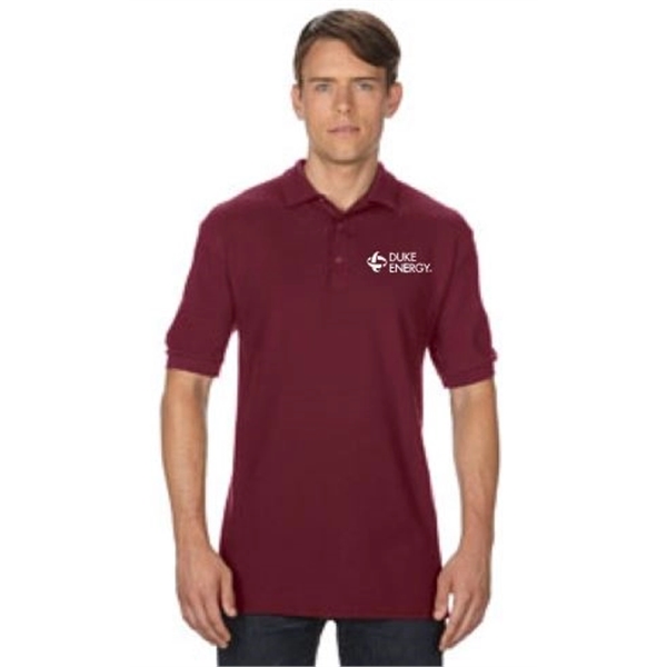 Duke Energy Men's Burgundy Polo Shirt Short Sleeve