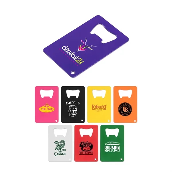 Credit Card Powder Coated Bottle Opener