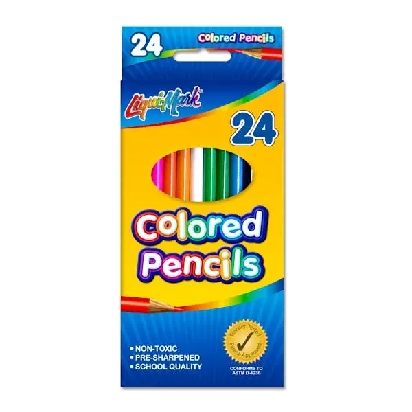 Colored Pencils - 24 Count Pre-sharpened