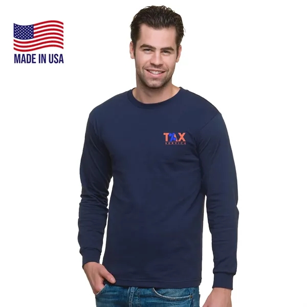 USA-Made Midweight Long Sleeve Crew Tee