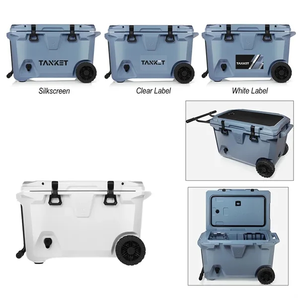 55 Qt. BrüMate BrüTank Rolling Cooler