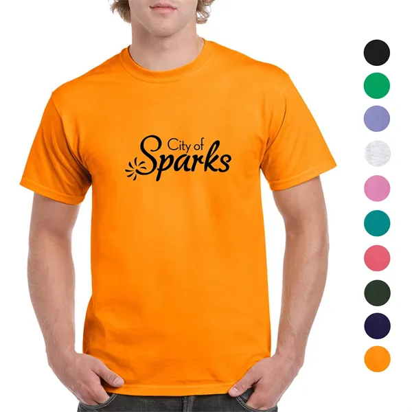 Gildan 5.3 oz 100% Preshrunk Cotton T-shirt w/ Custom Logo