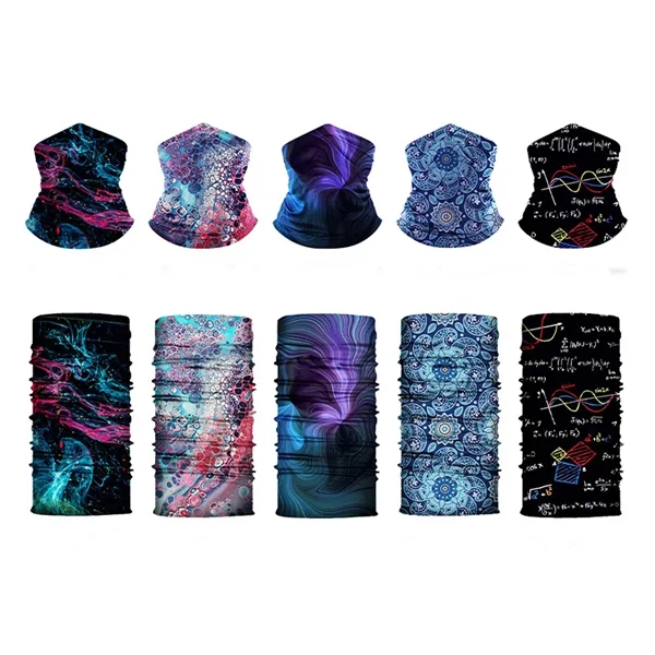 10"x20" Double Layer Full Color Tube Neck Gaiter