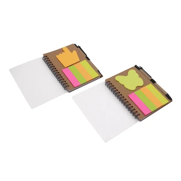 Notebook With Sticky Notes
