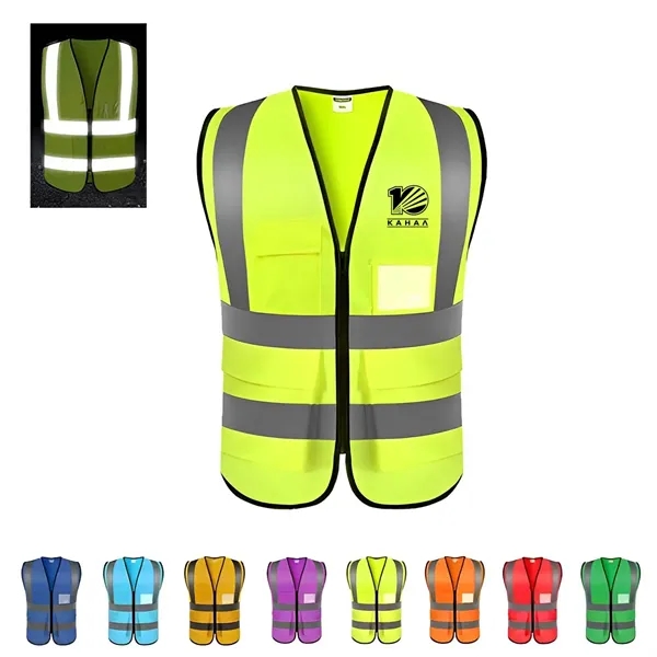 Safety Vest with Reflective Strips