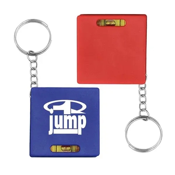 Tape Measure Level Keychain