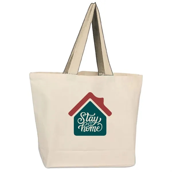 Large USA Made Cotton Canvas Tote Bag