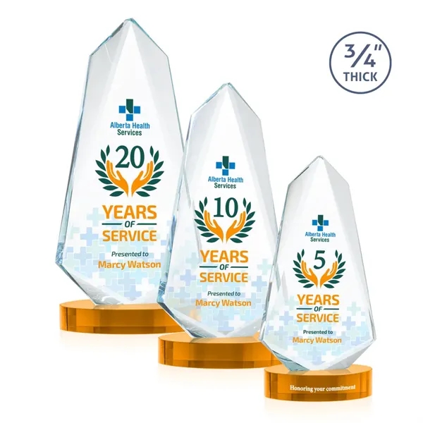 Sheridan VividPrint™ Award on Alberton Base - Amber