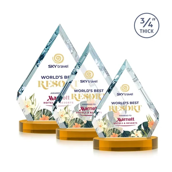 Apex VividPrint™ Award on Alberton Base - Amber