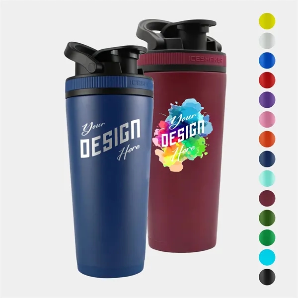 26 oz Ice Shaker® Stainless Insulated Protein Shaker Bottle