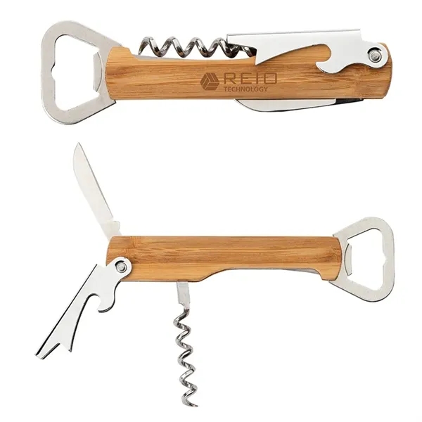 Malbec Multi-Function Bamboo Bar Tool