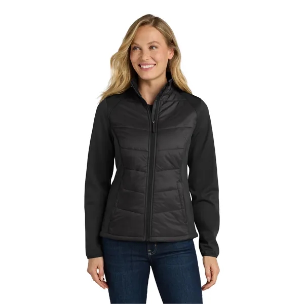 Port Authority Women's Hybrid Soft Shell Jacket.