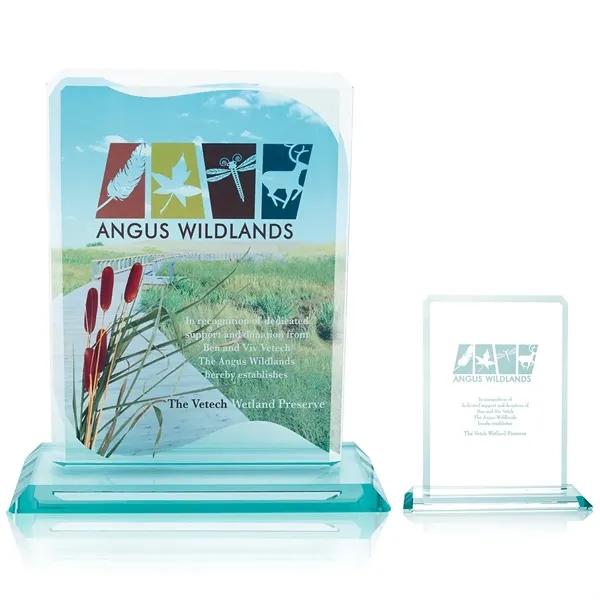 JAFFA® Clipped Jade Crystal Award