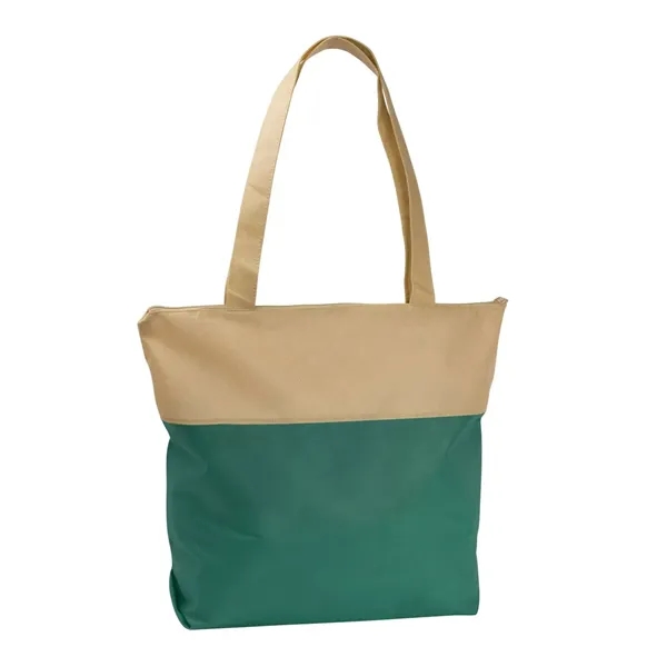 Good Value™ Poly Pro Two-Tone Zippered Tote