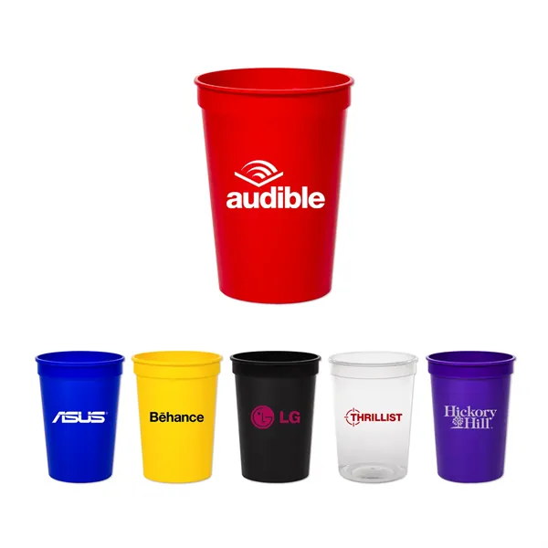 Smooth Colored Stadium Cup