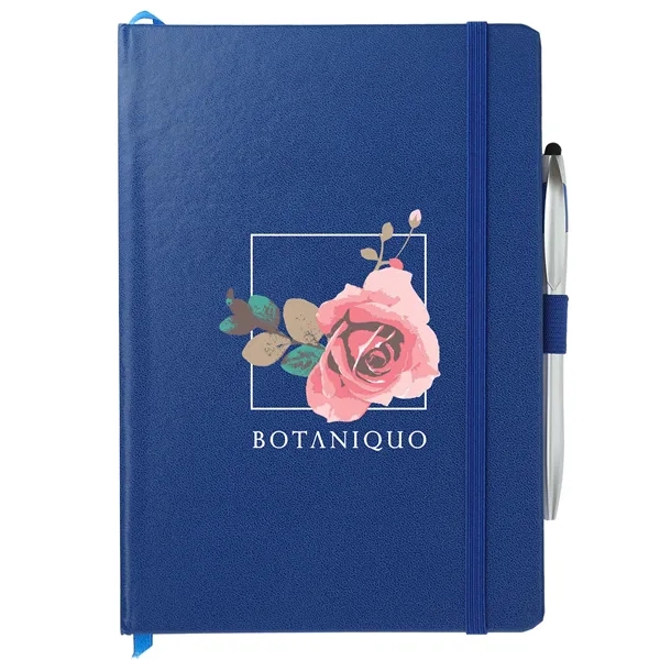 6" x 8.5" FSC® Mix Crown Journal with Pen-Stylus
