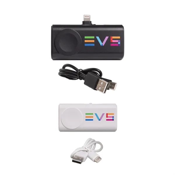 Dual Plug Powerbank with Watch Charger