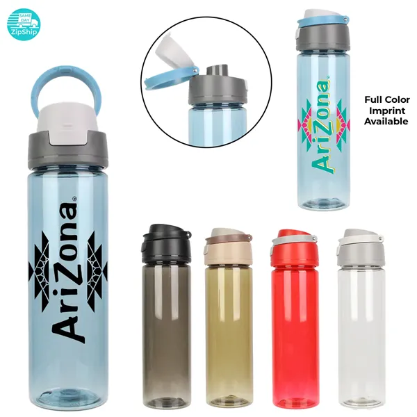 24 oz Plastic Water Bottle 