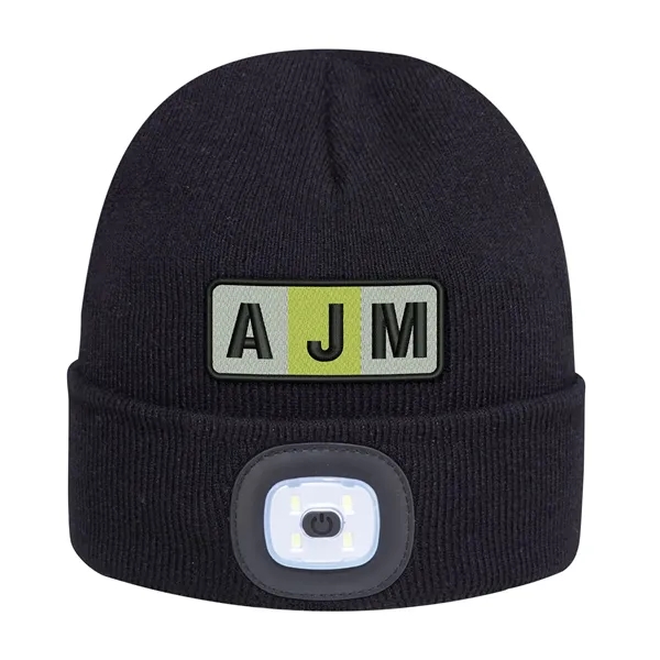 Cuff Toque with LED light