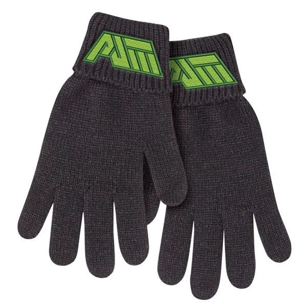 Gloves with turned down cuffs