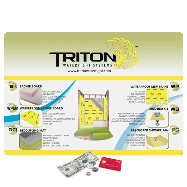 Heavy Duty Fabric Counter Mat-13&quot;x19&quot;x1/4&quot;