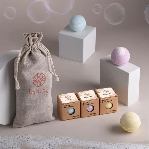 Luxury Bath Bombs 3 Piece Set