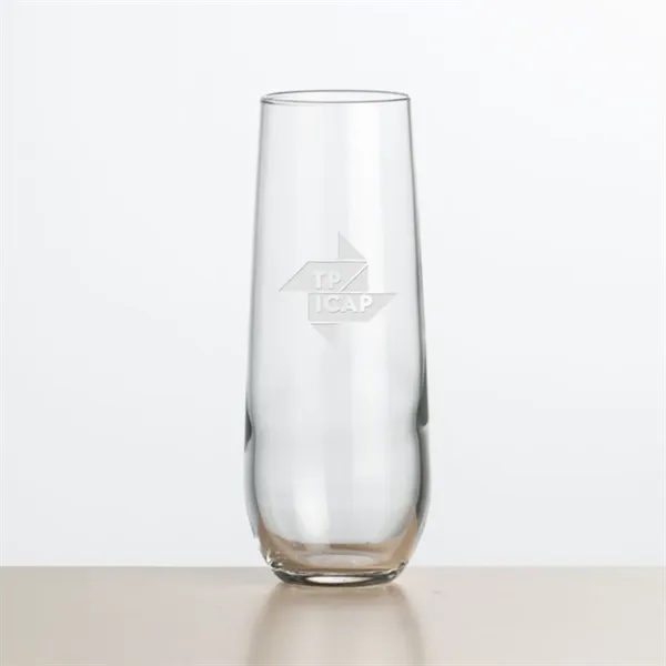 Ossington Stemless Flute - 8.5oz - Deep Etch