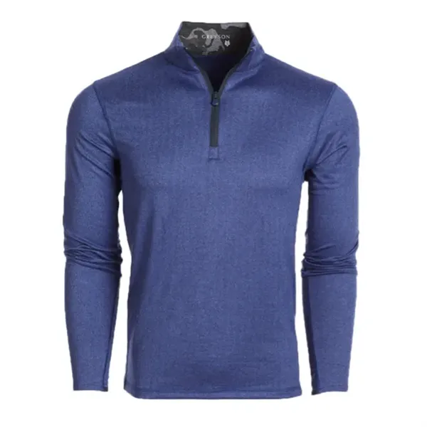 Greyson Men's Herringbone Tate Quarter-Zip