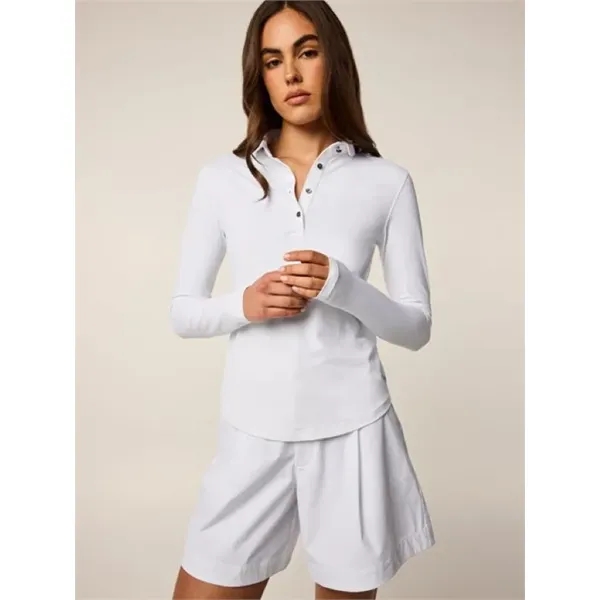 Greyson Scarlett Long Sleeve Polo