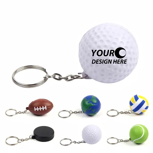 Custom Stress Ball Keychain