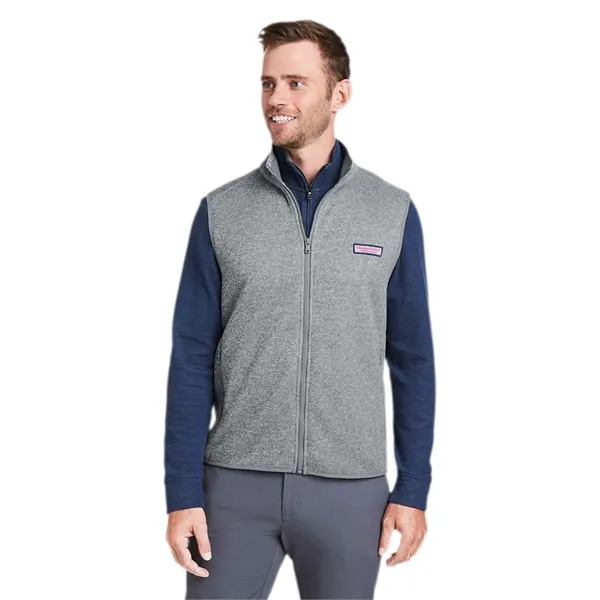 vineyard vines Men's Mountain Sweater Fleece Vest
