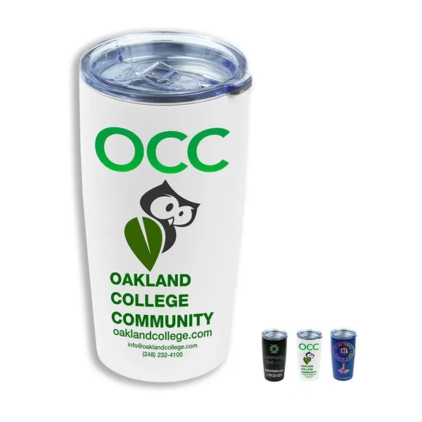 20 oz Powder Coated Double Wall Insulated Stainless Steel