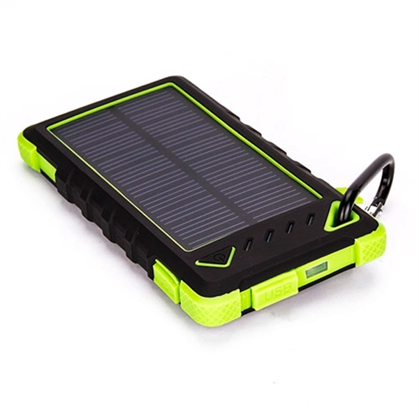 Free Shipping 10,000 mAh Solar Panel Power Bank