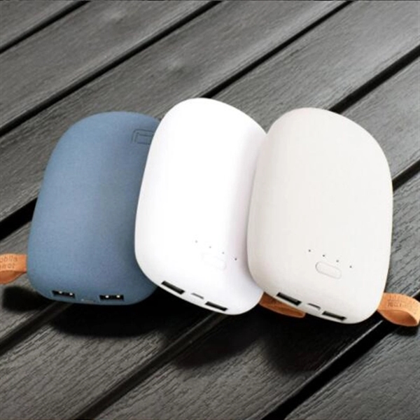 Creative Dual Port Stone Shape Power Bank