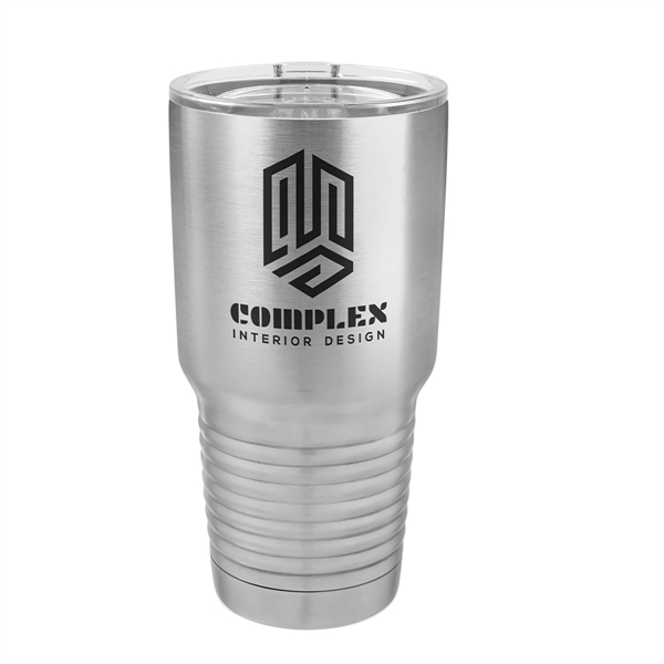 Polar Camel Stainless Steel 30 oz Ringed Tumbler