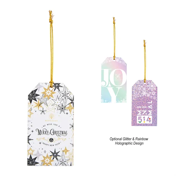 Wood Ornament - Gift Tag