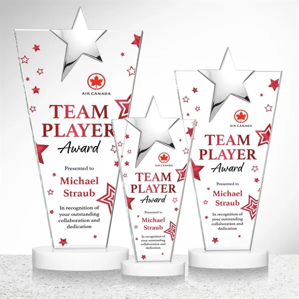 Mantella Chrome Star VividPrint™ Award - White