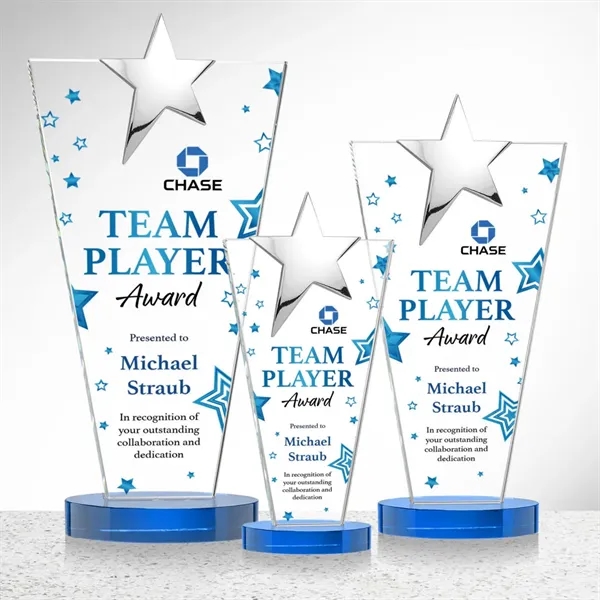 Mantella Chrome Star VividPrint™ Award - Sky Blue