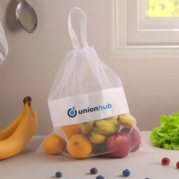 Bio-Liiv Drawstring Mesh Produce Bag