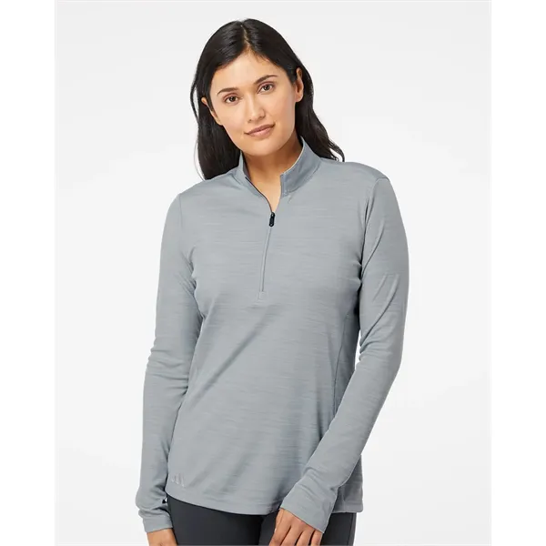 Adidas Women's Lightweight Melange Quarter-Zip Pullover