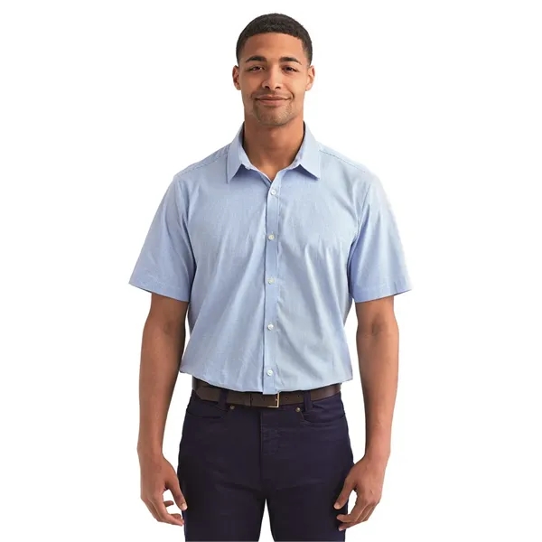 Artisan Collection by Reprime Men's Microcheck Gingham Co...