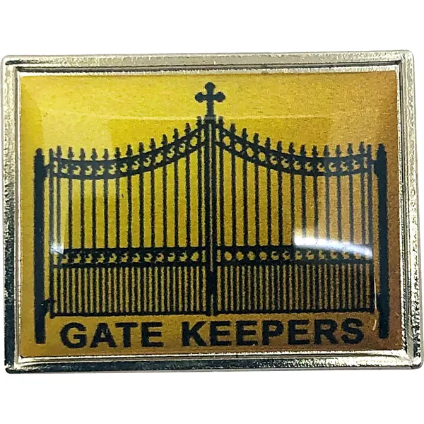 3/4" W x 1" H Rectangle Digistock Lapel Pins