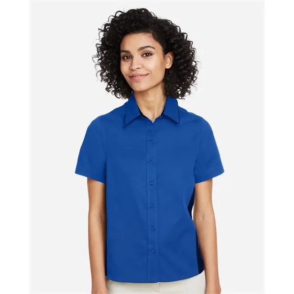 Harriton Women's Flash IL Colorblock Shirt