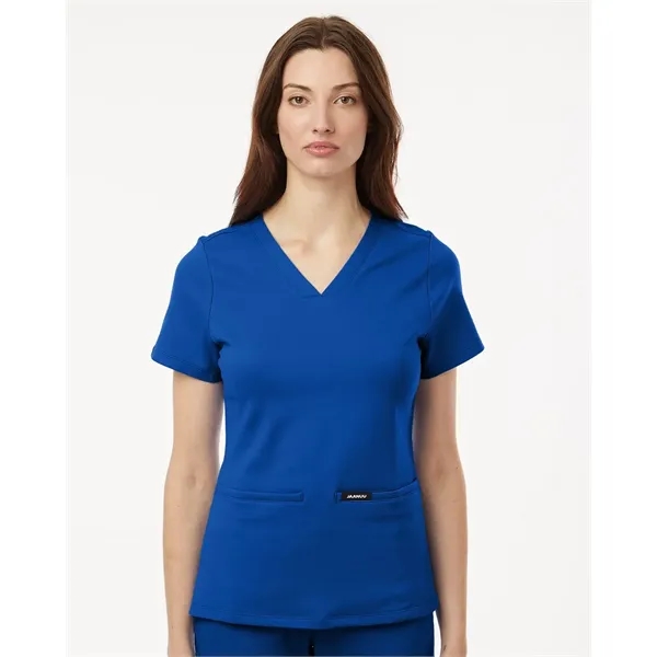 Jaanuu Women's Cesi Ultrasoft Scrub V-Neck Top