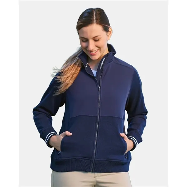 Nautica Women's Navigator Fleece Full-Zip Jacket