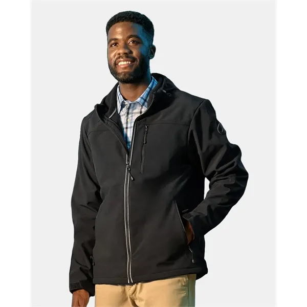 Nautica Men's Wavestorm Hooded Soft Shell Jacket