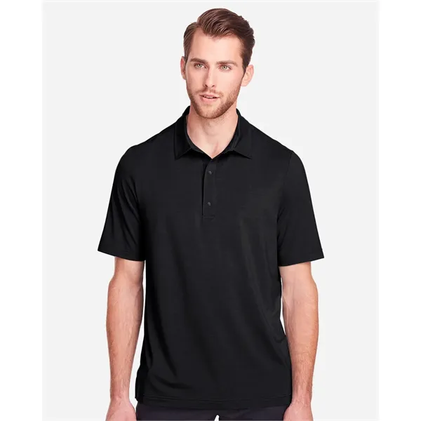 North End Men's JAQ Snap-Up Stretch Performance Polo