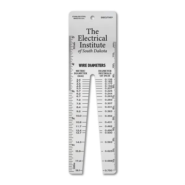 Stainless Steel Wire Gauge 8 to 3/4 in. AWG