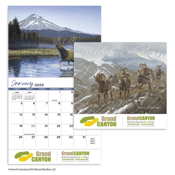 Products Wildlife Collection Appointment Calendar - Stapled