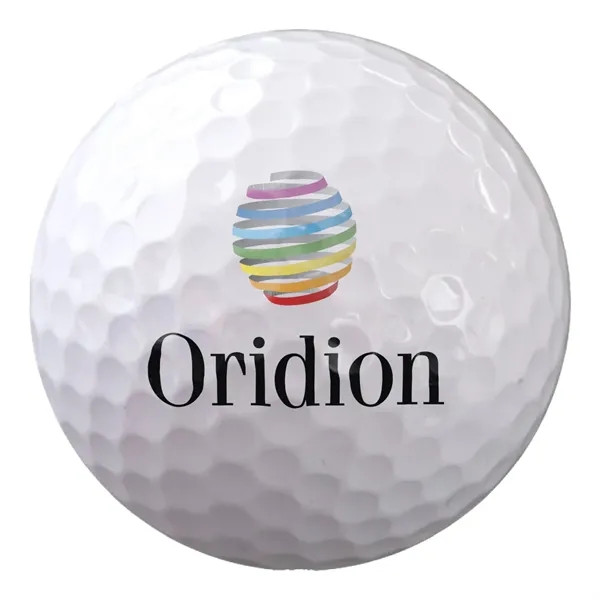 Blank White Golf Balls with Custom Imprints